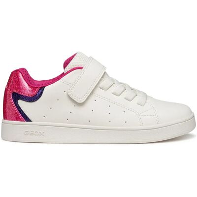 Geox Baskets Eclyper A White / Fuchsia EU 38 Fille - Publicité Geox Baskets Eclyper A White / Fuchsia EU 38 Fille - Publicité