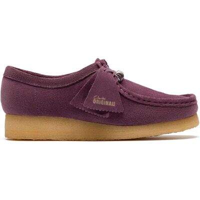 Clarks Shoes Chaussures Bateau Wallabee Plum EU 38 Femme - Publicité Clarks Shoes Chaussures Bateau Wallabee Plum EU 38 Femme - Publicité