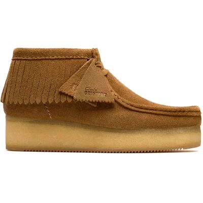 Clarks Shoes Chaussures Wallabee Wedge Fringe Light Tan EU 38 Femme - Publicité Clarks Shoes Chaussures Wallabee Wedge Fringe Light Tan EU 38 Femme - Publicité
