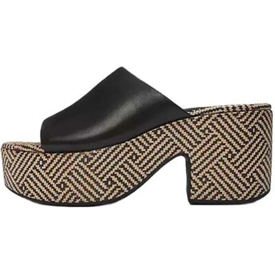 Fitflop Sandales à Talons Graphic Weave Black EU 41 Femme - Publicité Fitflop Sandales à Talons Graphic Weave Black EU 41 Femme - Publicité