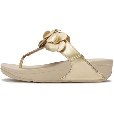 Fitflop Sandales Lulu Flower Toe Post Platino EU 40 Femme - Publicité Fitflop Sandales Lulu Flower Toe Post Platino EU 40 Femme - Publicité