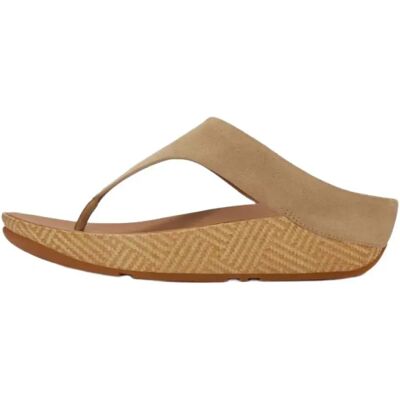 Fitflop Sandales Lulu Lux Graphic Weave Suede Toe Post Cappuccino EU 36 Femme - Publicité Fitflop Sandales Lulu Lux Graphic Weave Suede Toe Post Cappuccino EU 36 Femme - Publicité