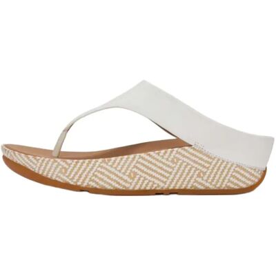 Fitflop Sandales Lulu Lux Graphic Weave Toe Post Urban White EU 41 Femme - Publicité Fitflop Sandales Lulu Lux Graphic Weave Toe Post Urban White EU 41 Femme - Publicité