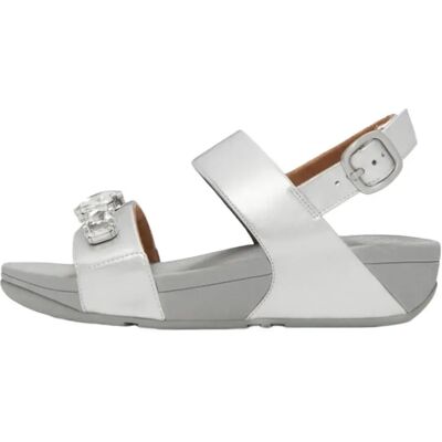 Fitflop Sandales Lulu Ultra Jewel Metallic Back Strap Silver EU 40 Femme - Publicité Fitflop Sandales Lulu Ultra Jewel Metallic Back Strap Silver EU 40 Femme - Publicité