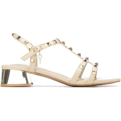 Xti Sandales à Talons 145126 Beige EU 36 Femme - Publicité Xti Sandales à Talons 145126 Beige EU 36 Femme - Publicité