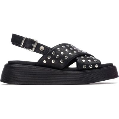 Xti Sandales 145239 Black EU 37 Femme - Publicité Xti Sandales 145239 Black EU 37 Femme - Publicité
