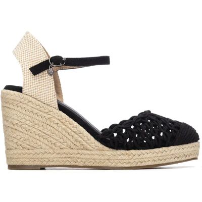 Xti Espadrilles Compensées 145348 Black EU 38 Femme - Publicité Xti Espadrilles Compensées 145348 Black EU 38 Femme - Publicité