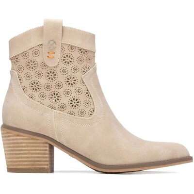 Refresh Bottines à Talons 175150 Beige EU 40 Femme - Publicité Refresh Bottines à Talons 175150 Beige EU 40 Femme - Publicité