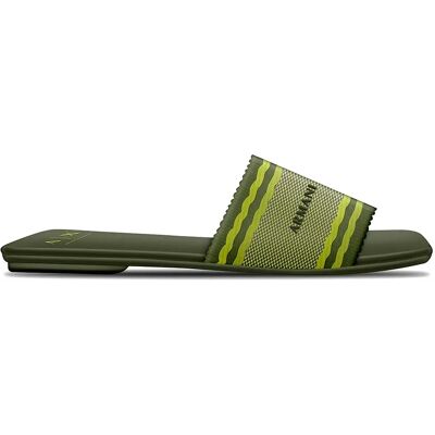 Giorgio Armani Exchange Sandales Xw002569_af22793 Olive / Crystal Citrus EU 39 Femme - Publicité Giorgio Armani Exchange Sandales Xw002569_af22793 Olive / Crystal Citrus EU 39 Femme - Publicité