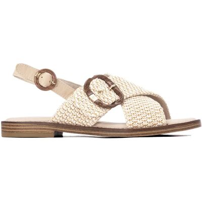 Carmela Sandales 163160 Beige EU 38 Femme - Publicité Carmela Sandales 163160 Beige EU 38 Femme - Publicité
