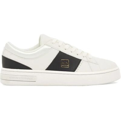 Giorgio Armani Exchange Baskets Xw002782_af25079 Off White / Black EU 41 Femme - Publicité Giorgio Armani Exchange Baskets Xw002782_af25079 Off White / Black EU 41 Femme - Publicité