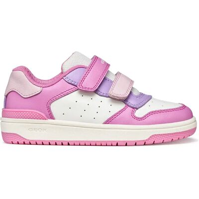 Geox Baskets Washiba Dark Pink / Lilac EU 26 Fille - Publicité Geox Baskets Washiba Dark Pink / Lilac EU 26 Fille - Publicité