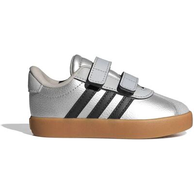 Adidas Baskets Pour Bébé Vl Court 3.0 Silver Met / Core Black / Lgh Solid Grey EU 23 1/2 Garçon,Fille - Publicité Adidas Baskets Pour Bébé Vl Court 3.0 Silver Met / Core Black / Lgh Solid Grey EU 23 1/2 Garçon,Fille - Publicité