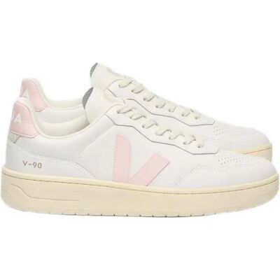 Veja Baskets V-90 White / Petale EU 36 Femme - Publicité Veja Baskets V-90 White / Petale EU 36 Femme - Publicité