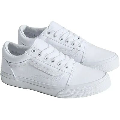 Vans Baskets Junior Old Skool True White EU 36 Garçon,Fille - Publicité Vans Baskets Junior Old Skool True White EU 36 Garçon,Fille - Publicité