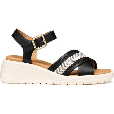 Geox Sandales Meliconia Black EU 40 Femme - Publicité Geox Sandales Meliconia Black EU 40 Femme - Publicité