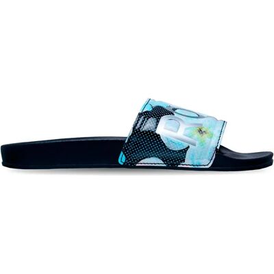 Roxy Claquettes Slippy Ii Printed Black Multi 1 EU 38 Femme - Publicité Roxy Claquettes Slippy Ii Printed Black Multi 1 EU 38 Femme - Publicité