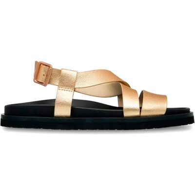 Roxy Sandales Zaho Crossed Champagne EU 37 Femme - Publicité Roxy Sandales Zaho Crossed Champagne EU 37 Femme - Publicité