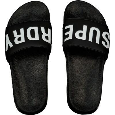 Superdry Claquettes Pool Black / Optic EU 40-41 Homme - Publicité Superdry Claquettes Pool Black / Optic EU 40-41 Homme - Publicité