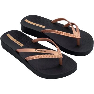 Ipanema Tongs Bossa Soft V Black / Gold EU 35-36 Femme - Publicité Ipanema Tongs Bossa Soft V Black / Gold EU 35-36 Femme - Publicité