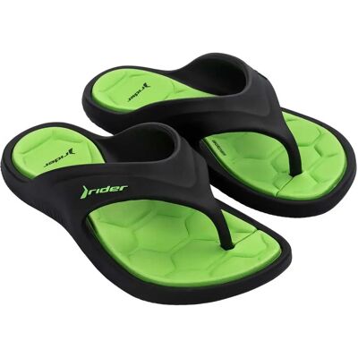 Rider Tongs Cape Black / Green EU 37-38 Garçon,Fille - Publicité Rider Tongs Cape Black / Green EU 37-38 Garçon,Fille - Publicité
