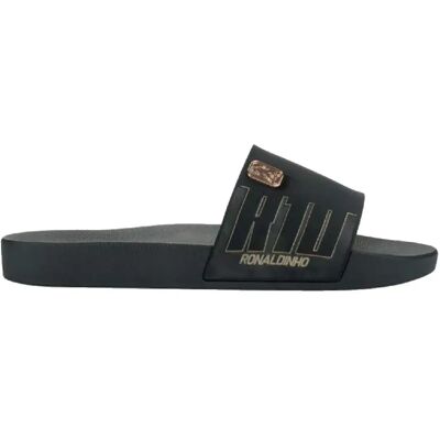 Rider Claquettes R10 Black / Black / Gold EU 41 Homme - Publicité Rider Claquettes R10 Black / Black / Gold EU 41 Homme - Publicité