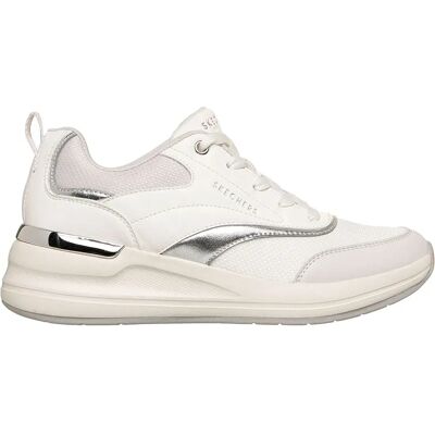 Skechers Baskets Billion 2 White Duraleather / Mesh / Silver Trim EU 36 Femme - Publicité Skechers Baskets Billion 2 White Duraleather / Mesh / Silver Trim EU 36 Femme - Publicité