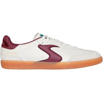 Skechers Baskets Hotshot Pyke Natural Duraleather / Suede / Burgundy Trim EU 44 Homme - Publicité Skechers Baskets Hotshot Pyke Natural Duraleather / Suede / Burgundy Trim EU 44 Homme - Publicité