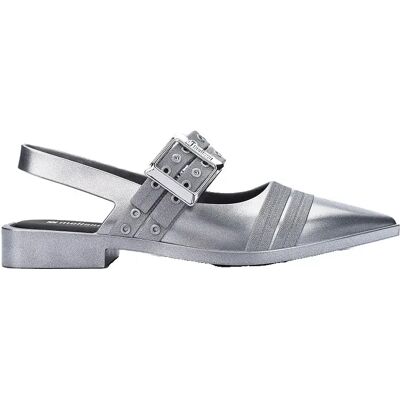 Melissa Ballerines Ladylike Silver/Black EU 38 Femme - Publicité Melissa Ballerines Ladylike Silver/Black EU 38 Femme - Publicité