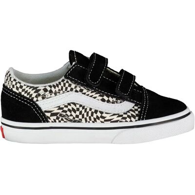 Baskets Old Skool V Vans Warp Black / Marshmallow / Multi EU 26 1/2 Garçon,Fille - Publicité Baskets Old Skool V Vans Warp Black / Marshmallow / Multi EU 26 1/2 Garçon,Fille - Publicité