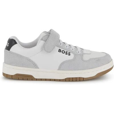 Boss Baskets J52806 White EU 37 Garçon - Publicité Boss Baskets J52806 White EU 37 Garçon - Publicité