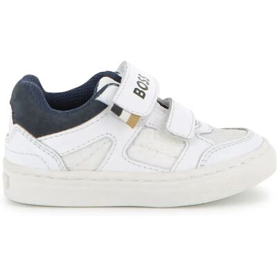 Boss Baskets J52827 White EU 19 Garçon - Publicité Boss Baskets J52827 White EU 19 Garçon - Publicité
