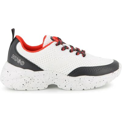 Hugo Baskets G01152 White EU 34 Garçon - Publicité Hugo Baskets G01152 White EU 34 Garçon - Publicité