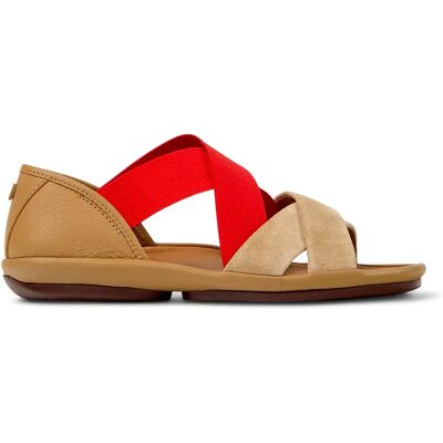 Camper Sandales Right Isla Twins Brown / Red EU 40 Femme - Publicité Camper Sandales Right Isla Twins Brown / Red EU 40 Femme - Publicité