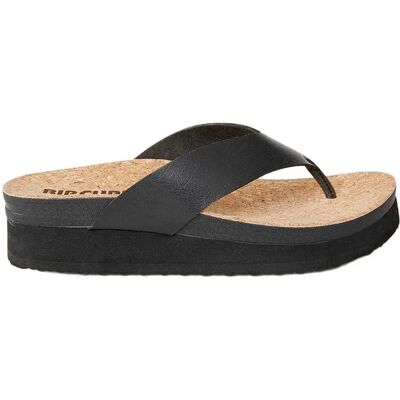 Rip Curl Tongs Sandy Bloom Black EU 37 Femme - Publicité Rip Curl Tongs Sandy Bloom Black EU 37 Femme - Publicité
