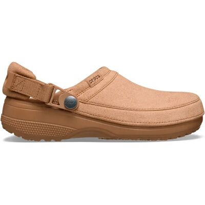 Crocs Sabots Classic Crafted Vegan Suede Milk Chocolate EU 43-44 Homme,Femme - Publicité Crocs Sabots Classic Crafted Vegan Suede Milk Chocolate EU 43-44 Homme,Femme - Publicité