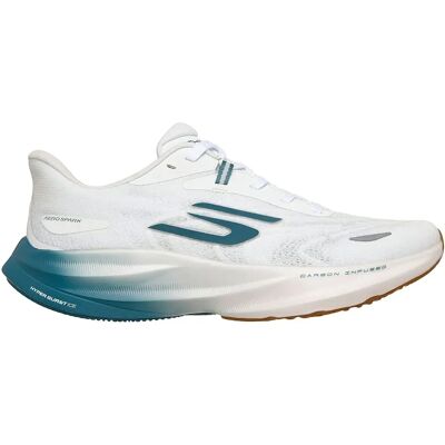 Skechers Baskets Aero Spark White Textile / Blue Trim EU 42 Homme - Publicité Skechers Baskets Aero Spark White Textile / Blue Trim EU 42 Homme - Publicité