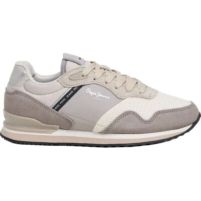 Pepe Jeans Baskets London Sand Cool Grey EU 37 Femme - Publicité Pepe Jeans Baskets London Sand Cool Grey EU 37 Femme - Publicité