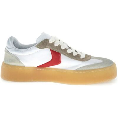 Voile Blanche Baskets Mind 02 Off White / White / Chili EU 37 Femme - Publicité Voile Blanche Baskets Mind 02 Off White / White / Chili EU 37 Femme - Publicité