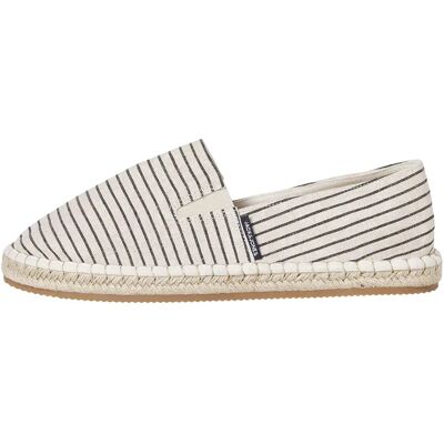 Jack & Jones Espadrilles Regent Canvas Stripe Marshmallow EU 44 Homme - Publicité Jack & Jones Espadrilles Regent Canvas Stripe Marshmallow EU 44 Homme - Publicité