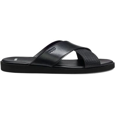 Boss Sandales Darrel 10250271 Black EU 45 - Publicité Boss Sandales Darrel 10250271 Black EU 45 - Publicité