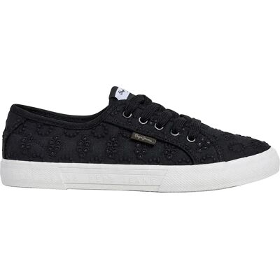 Pepe Jeans Baskets Brady Cute Black EU 40 Femme - Publicité Pepe Jeans Baskets Brady Cute Black EU 40 Femme - Publicité
