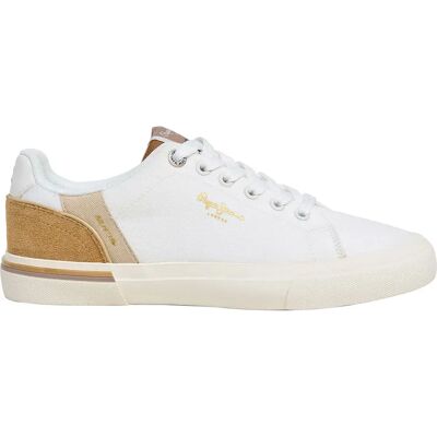 Pepe Jeans Baskets Kenton Combi Mousse White EU 39 Femme - Publicité Pepe Jeans Baskets Kenton Combi Mousse White EU 39 Femme - Publicité