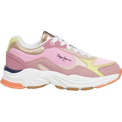 Pepe Jeans Baskets Mave Neon Dirty Pink EU 32 Fille - Publicité Pepe Jeans Baskets Mave Neon Dirty Pink EU 32 Fille - Publicité