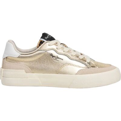 Pepe Jeans Baskets Milan Glow Gold EU 37 Femme - Publicité Pepe Jeans Baskets Milan Glow Gold EU 37 Femme - Publicité