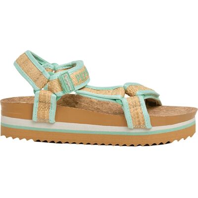 Pepe Jeans Sandales à Plateforme Umber Dark Mojito Green EU 37 Femme - Publicité Pepe Jeans Sandales à Plateforme Umber Dark Mojito Green EU 37 Femme - Publicité