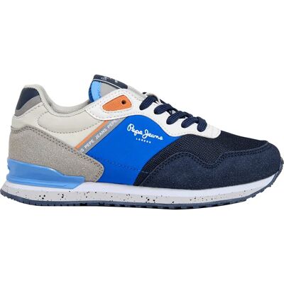 Pepe Jeans Baskets London South Dark Denim Blue EU 35 Garçon - Publicité Pepe Jeans Baskets London South Dark Denim Blue EU 35 Garçon - Publicité