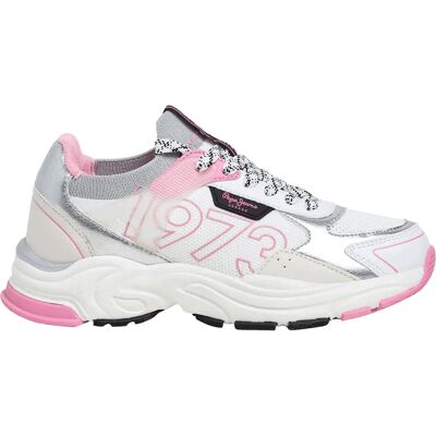 Pepe Jeans Baskets Mave Knit Off White EU 33 Fille - Publicité Pepe Jeans Baskets Mave Knit Off White EU 33 Fille - Publicité
