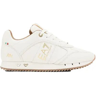 Giorgio Armani Ea7 Emporio Armani Baskets Black&white Laces 10° Anniversary Leather White / Gold EU 36 2/3 - Publicité Giorgio Armani Ea7 Emporio Armani Baskets Black&white Laces 10° Anniversary Leather White / Gold EU 36 2/3 - Publicité