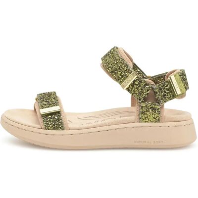 Woden Sandales Line Glitter Bambus Green EU 41 Femme - Publicité Woden Sandales Line Glitter Bambus Green EU 41 Femme - Publicité